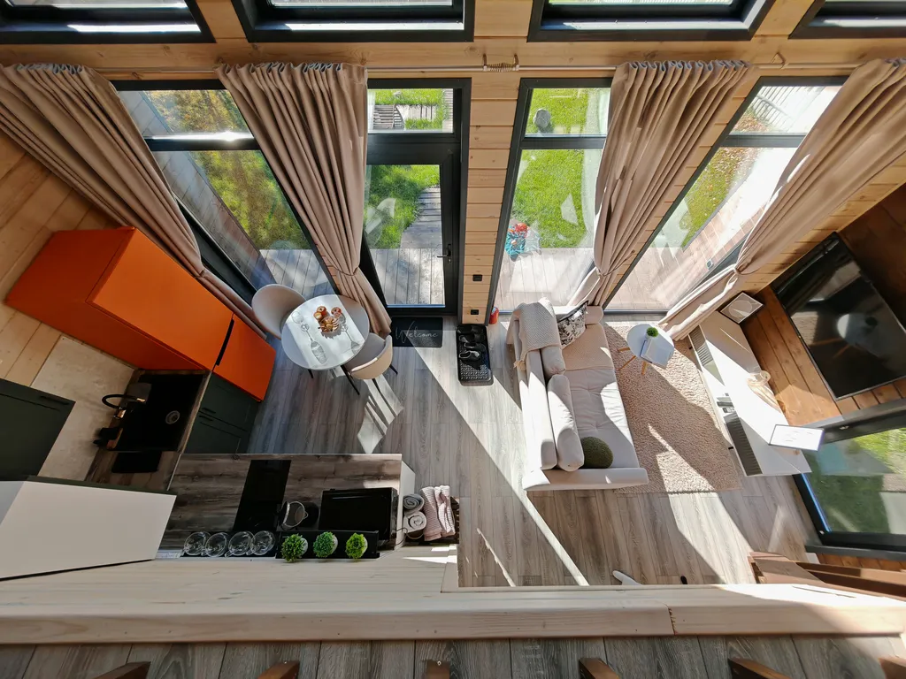 С дровяной сауной и видом на лес и закаты