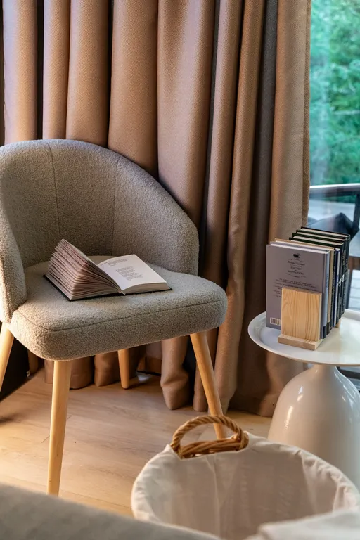 Уютный дом с сауной в лесу