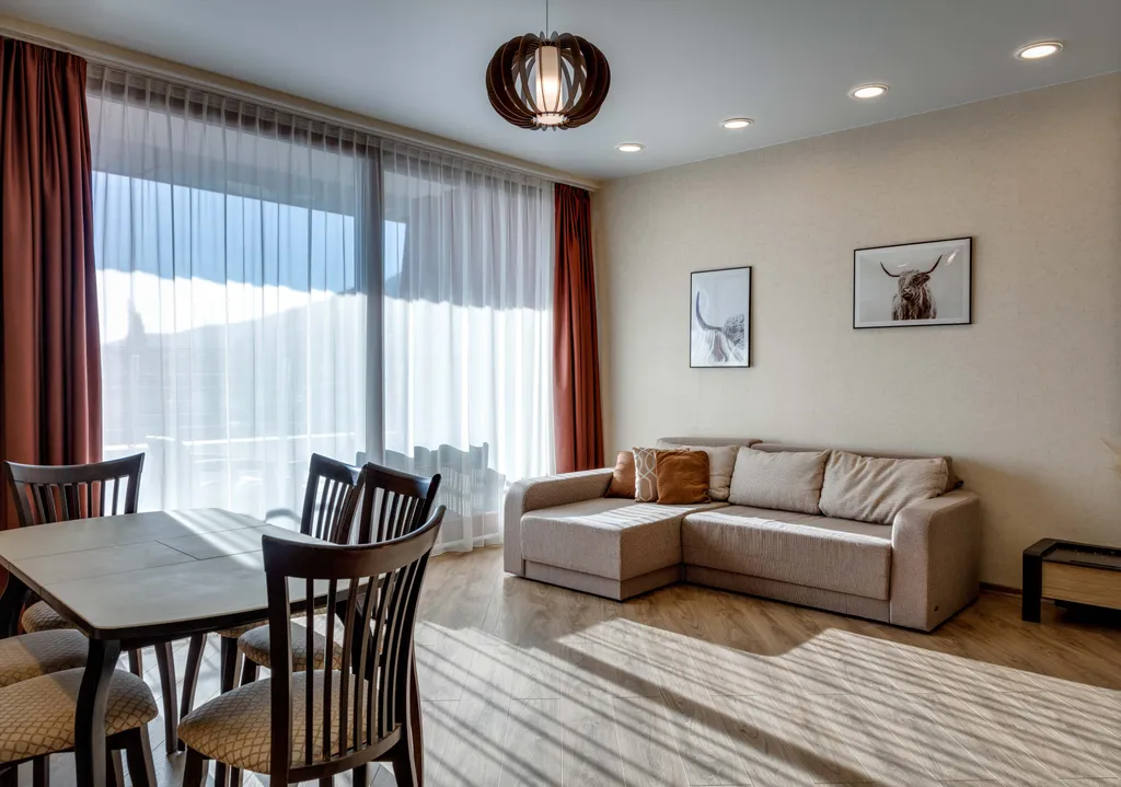 Квартира с двумя спальнями и гостиной в современном ЖК