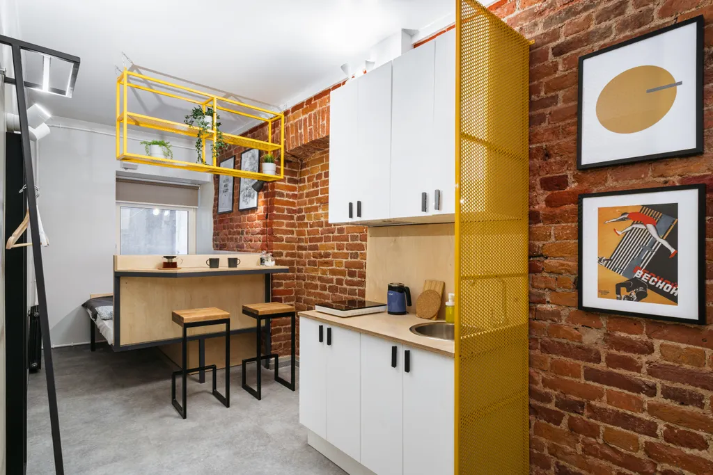 Квартира Квартира Смарт-студия у метро Василеостровская — Санкт-Петербург