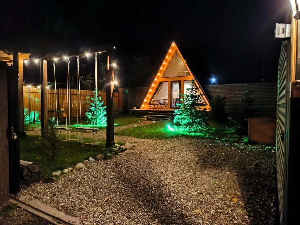 Шале в стиле Афрейм с индивидуальной территорией