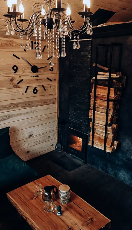 Двухэтажный а-фрейм 2 с панорамным остеклением и террасой