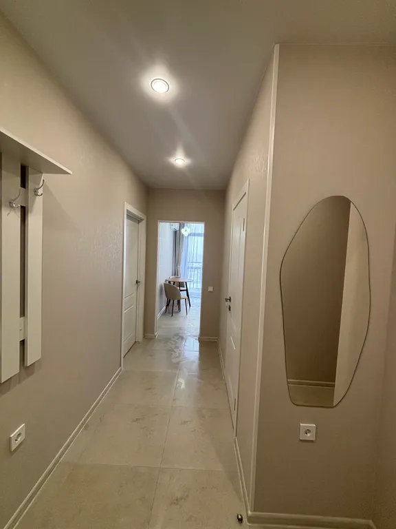 Светлая квартира с красивым видом на город