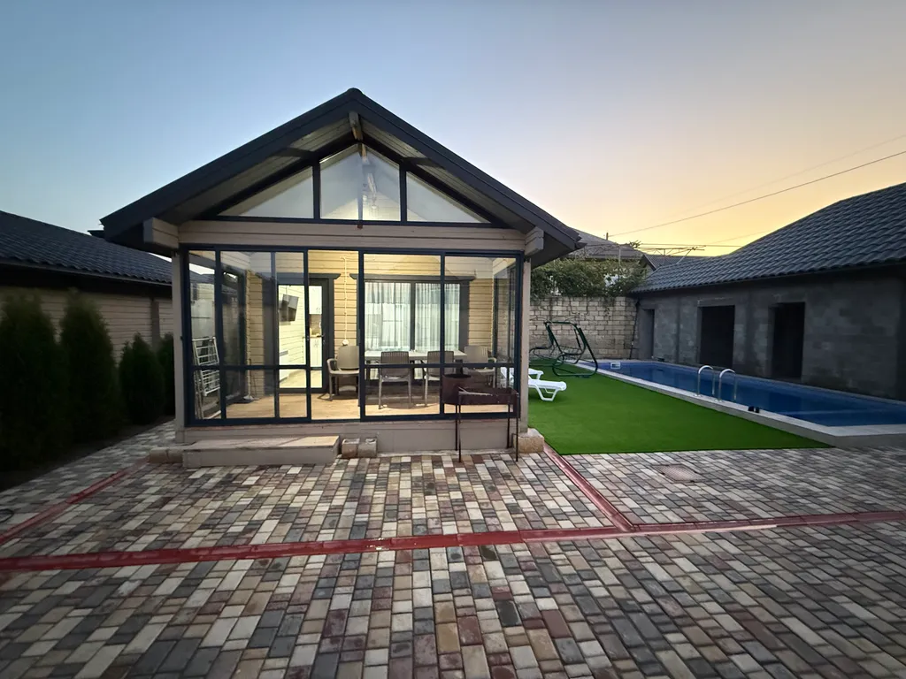 Коттедж на берегу Каспийского моря с бассейном — аренда посуточно в Хазар