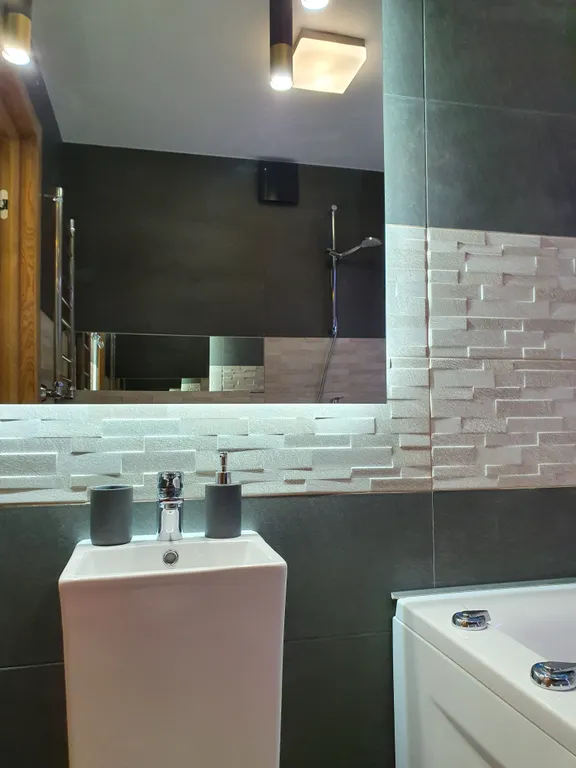 Студия с дизайнерским ремонтом