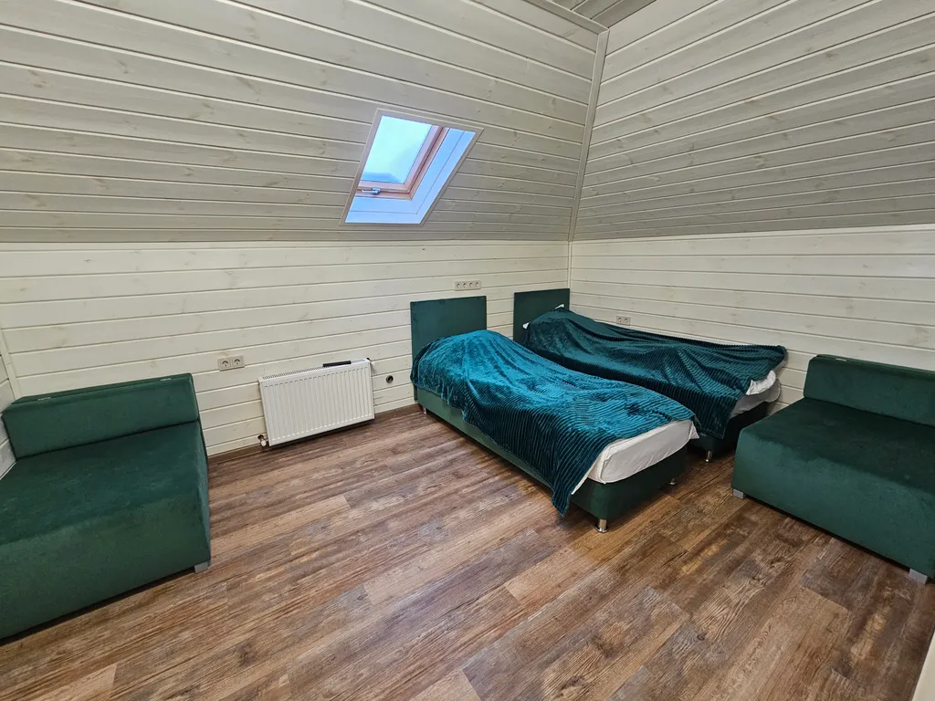 Дом с баней и камином для большой компании