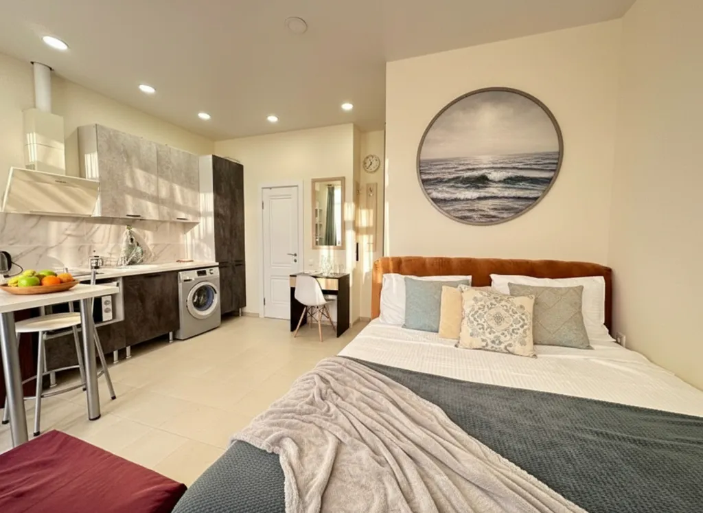 Квартира Апартаменты всего в 5 минутах от пляжа с видом на море — Сириус