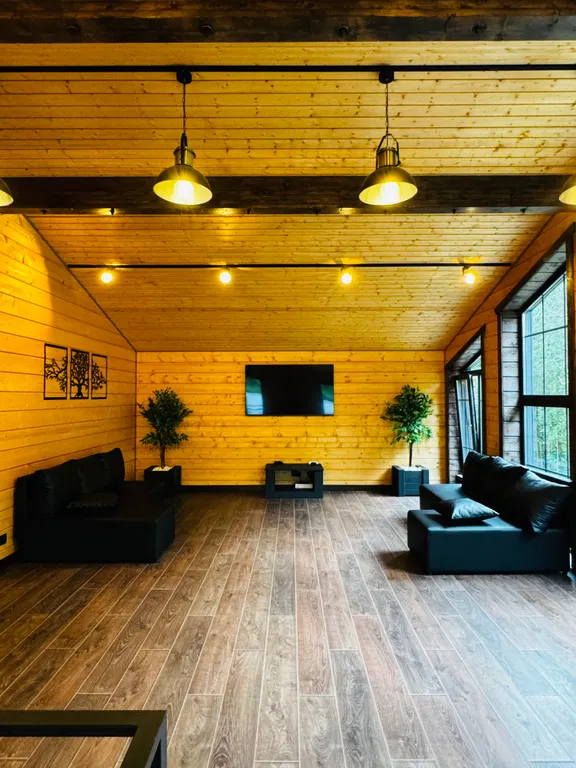 Домик в лесу с русской баней