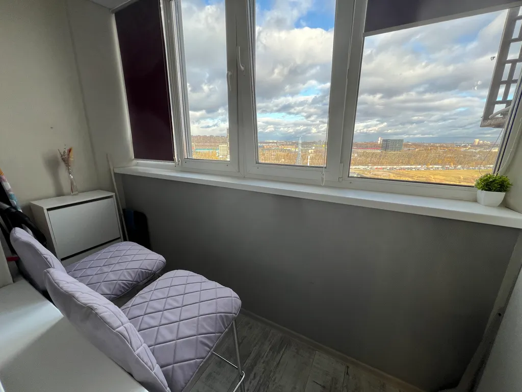 Новая уютная студия с балконом рядом с аэропортом Шереметьево