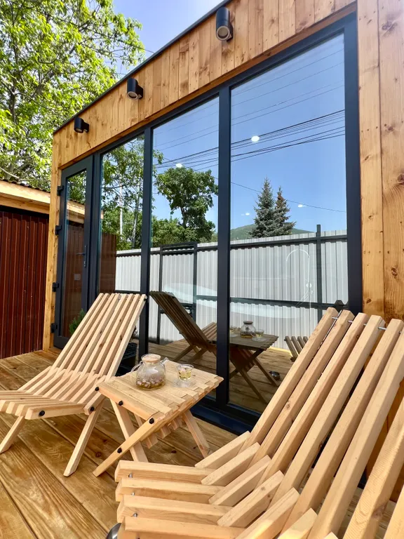 Коттедж Эко-апартаменты с видом на Машук в стиле Барн-Хаус в Цветнике — Пятигорск