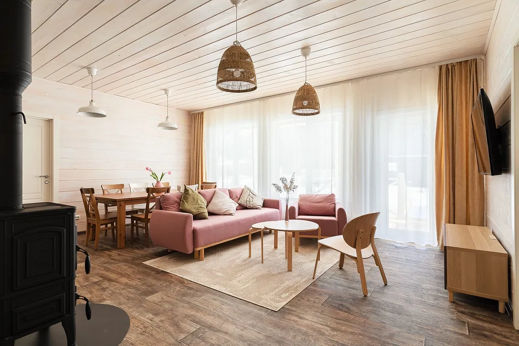 Коттедж Супер дом на Вуоксе с камином и баней — Четверяково