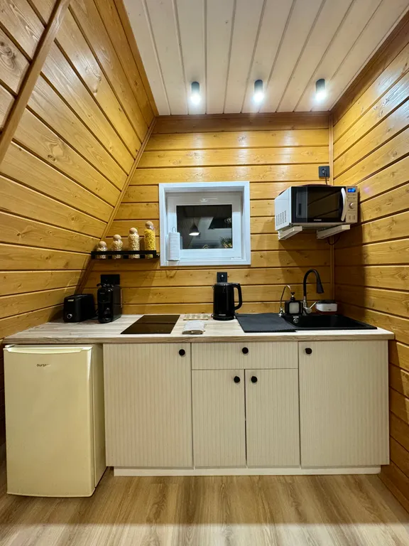 Коттедж Дом Афрейм светлый с подогреваемой купелью Лисичкино — Микли