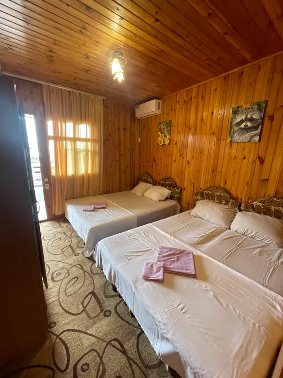 Четырехместный стандартный номер с кондиционером и санузлом в номере