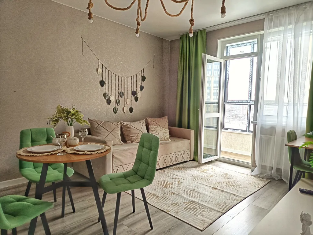 Светлая квартира рядом с ТЦ «Премьер» от Kravc Group — аренда посуточно в Рязань