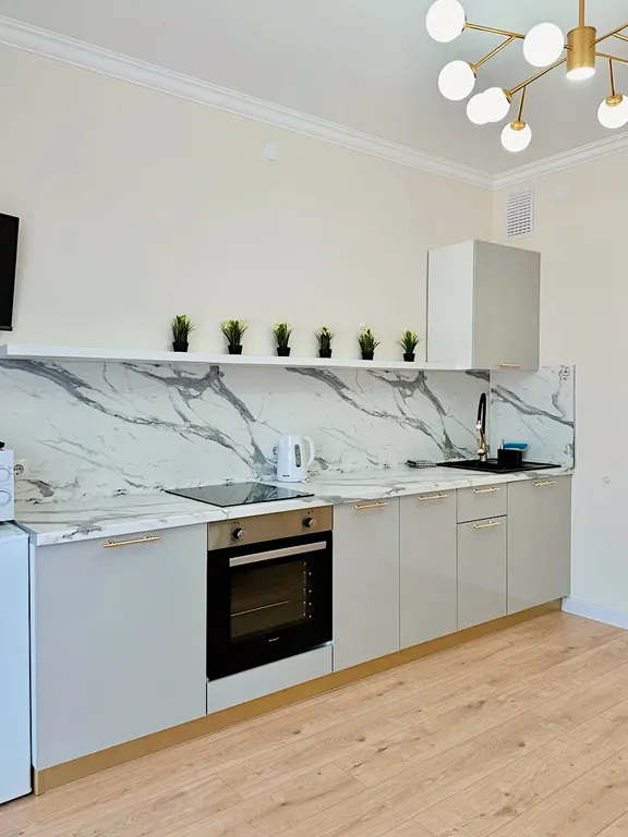 Однокомнатные апартаменты с современным ремонтом