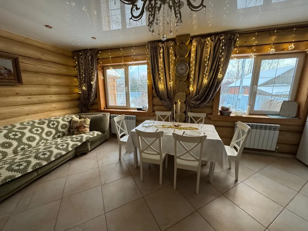 Большой дом с русской баней на дровах и чаном в Зелёном городе