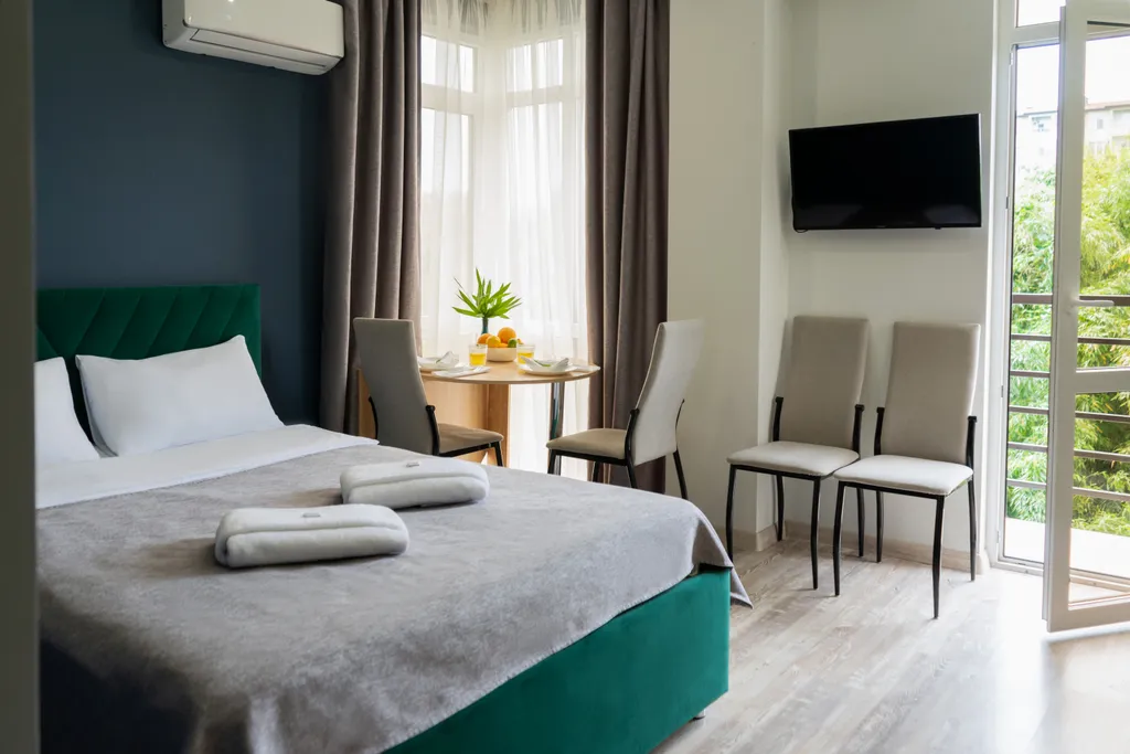 Квартира Стильная студия с видом на бамбуковую рощу в ЖК Сорренто Парк — аренда посуточно в Сириус