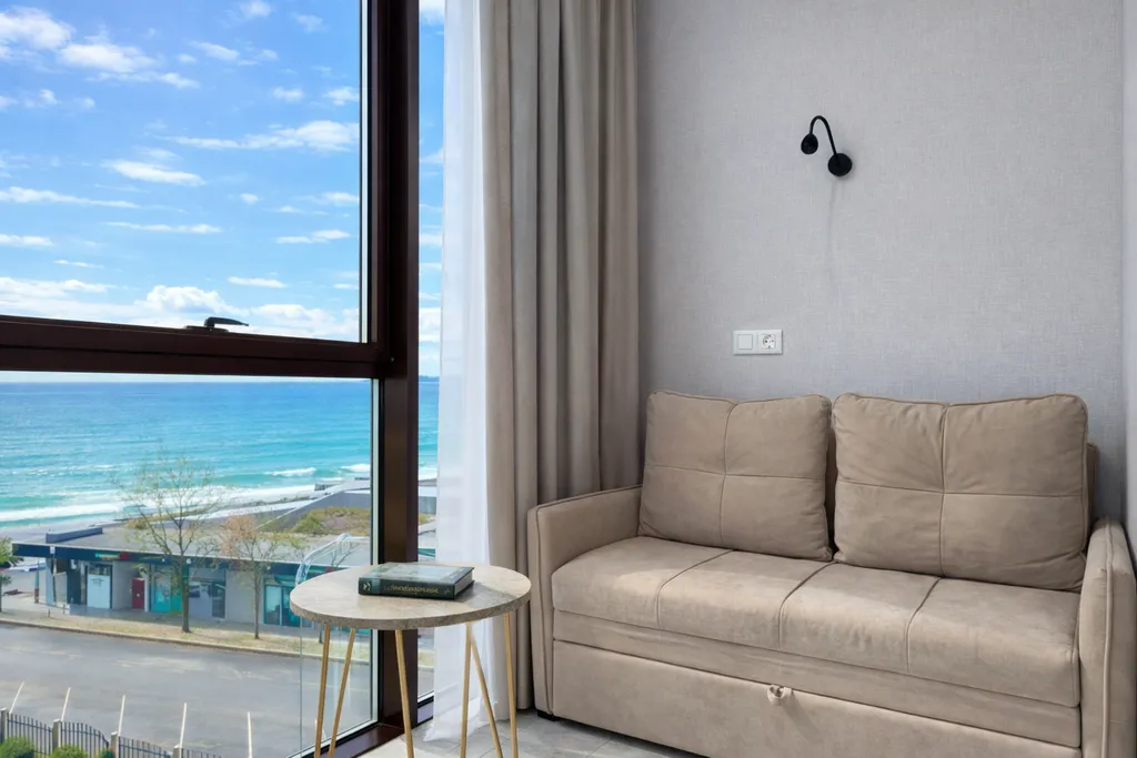 Квартира Квартира Люкс с видом на море и реку с балконом — Лазаревское