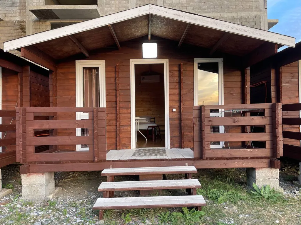 Коттедж Трёхместный домик эко на берегу черного моря — аренда посуточно в Амзара