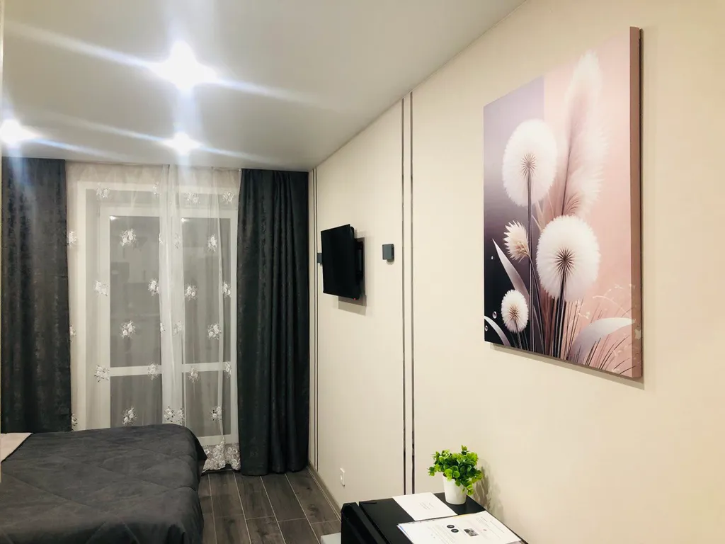 Студия с парящей кроватью