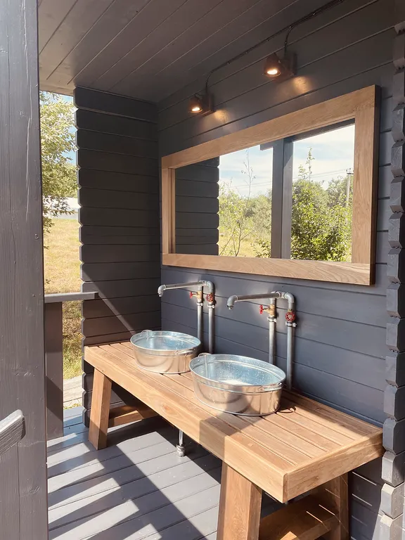 Сафари-тент эко-глэмпинг на берегу озера