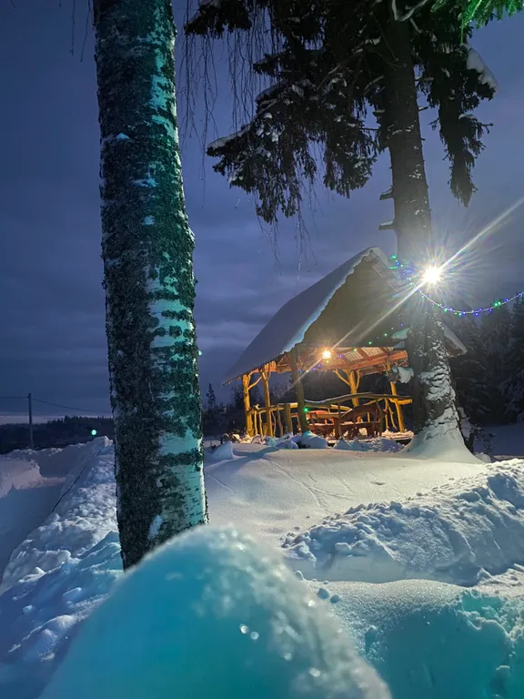 Эко-дом на природе со всеми удобствами