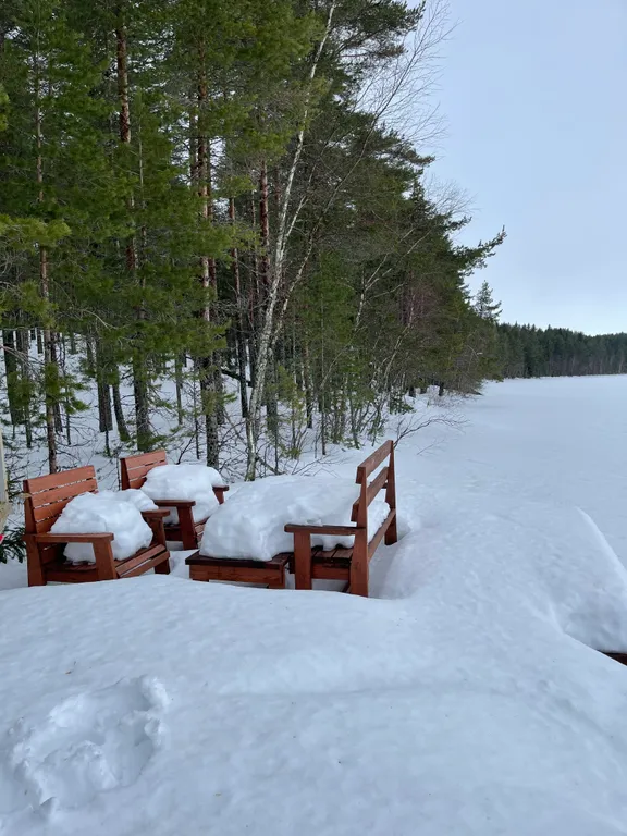 Карельская Дача Уютное шале с камином в сосновом бору, берег Сямозера