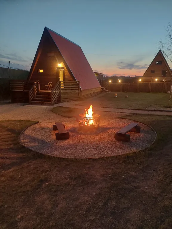 Коттедж Современный дом в стиле a-frame — Иннолово