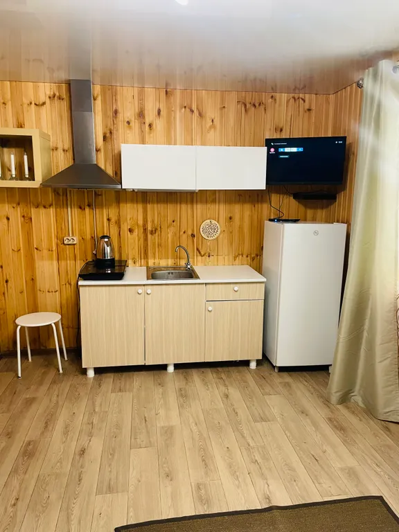 Квартира Апартаменты с террасой и кухней, с видом на реку и с бассейном — Гагра