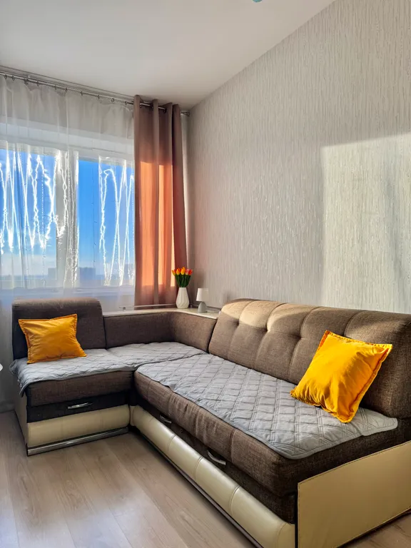 Просторная евродвухкомнатная квартира рядом с парком Горького