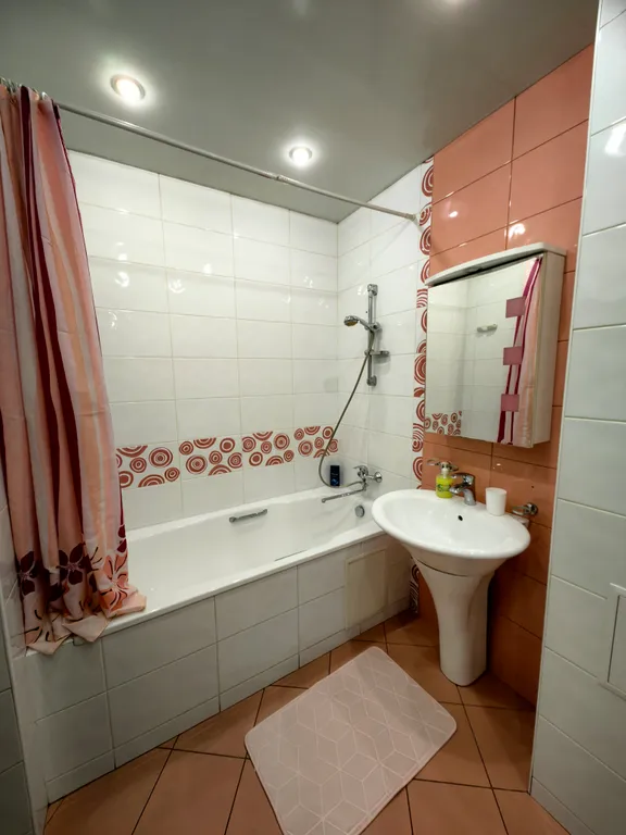 Квартира Просторная однокомнатная квартира с частичным видом на Волгу — Самара