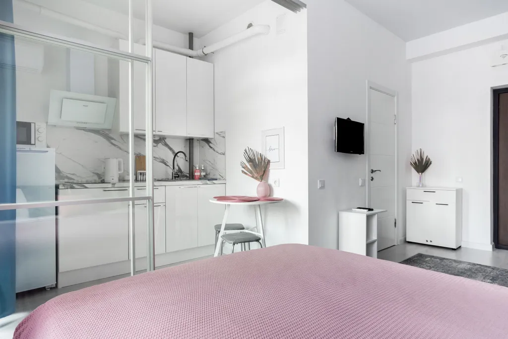 Квартира Квартира Свежая студия в уютном современном ЖК в Лазаревском — Лазаревское