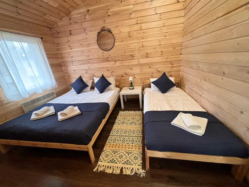 Коттедж Ладожские дюны, комфортный дом с панорамными окнами до 7-ми гостей — Ларионово