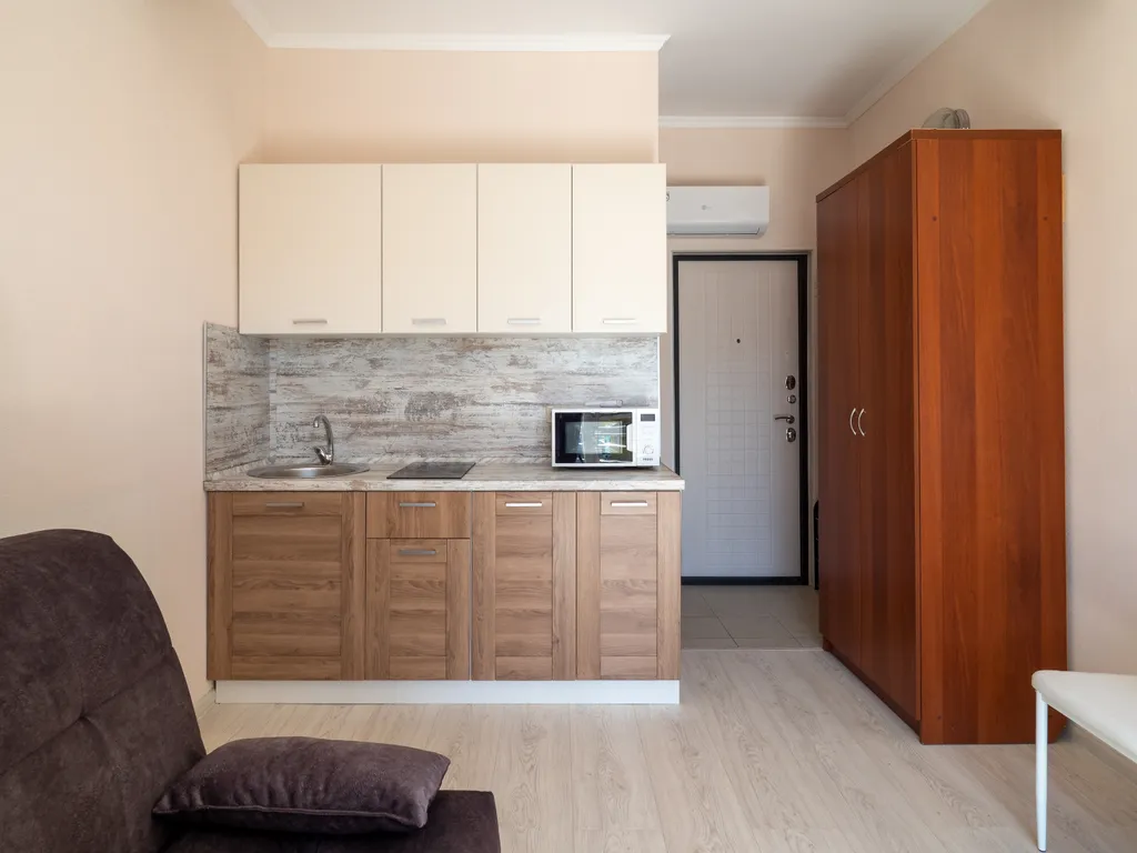 Квартира Квартира Студия у моря с теплым бассейном — Сириус