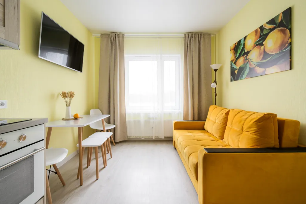 Квартира Светлая и комфортная квартира в ЖК Юттери — Колпино