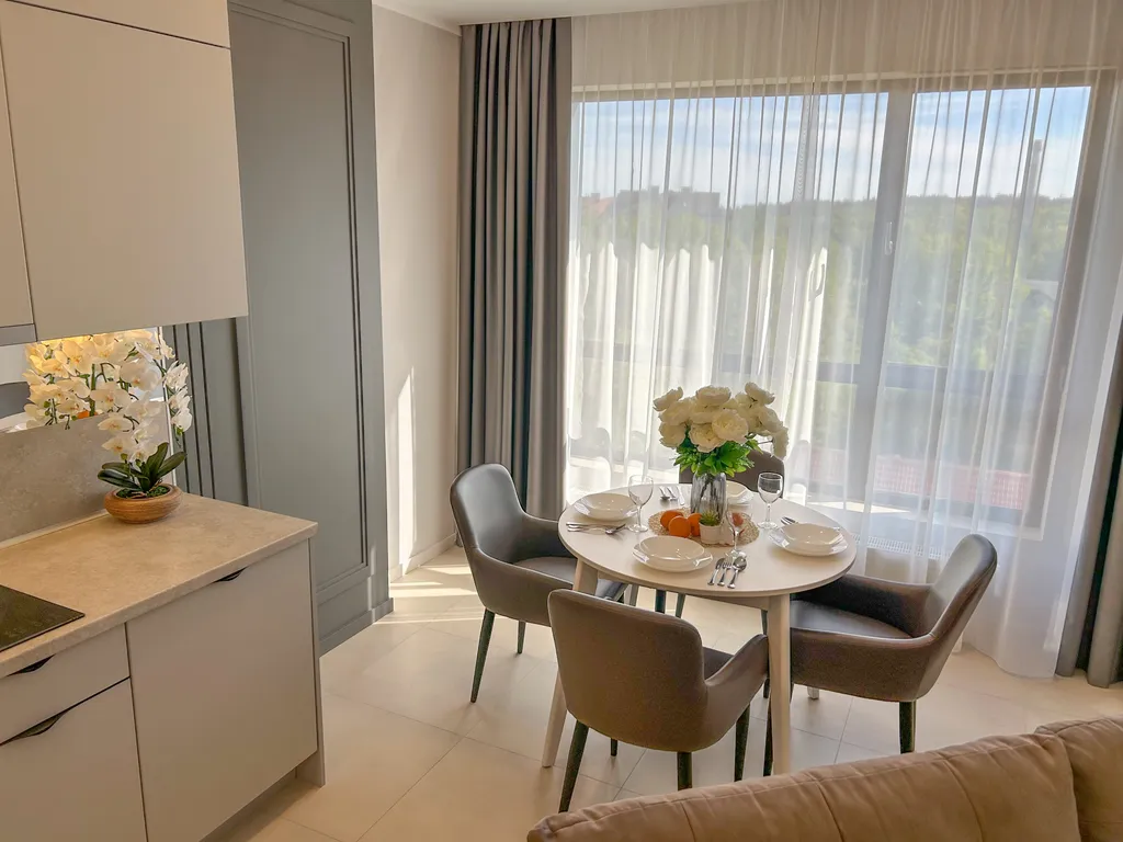 Сан Сити  2 с одной спальней в здании с Baltik spa, на 7 этаже