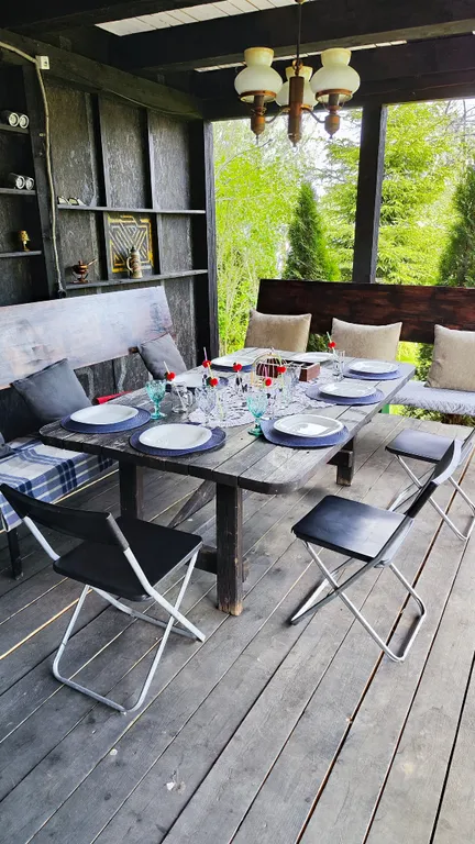 Лофтхаус у курорта завидово с костровищем и сауной