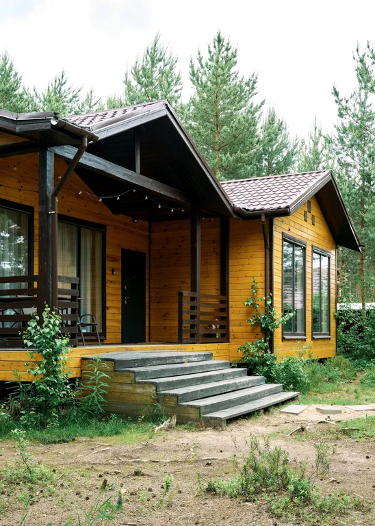 Коттедж Дом Техас в соснах с баней в 20 минутах от центра Петербурга — Песочный