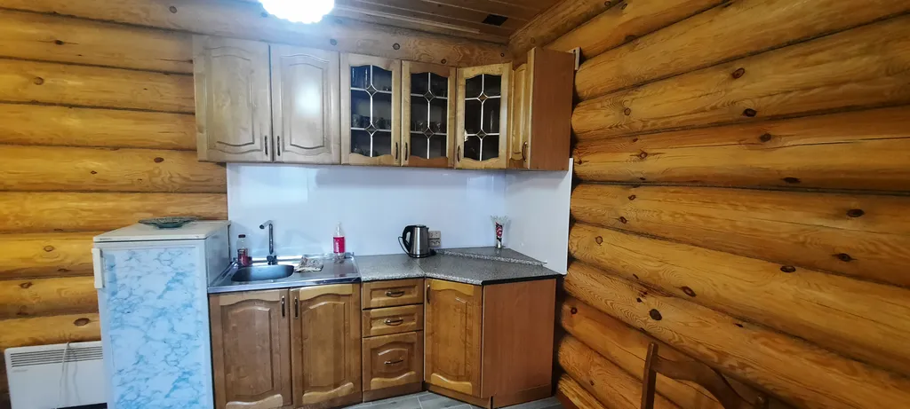 Новый деревянный дом в живописном месте