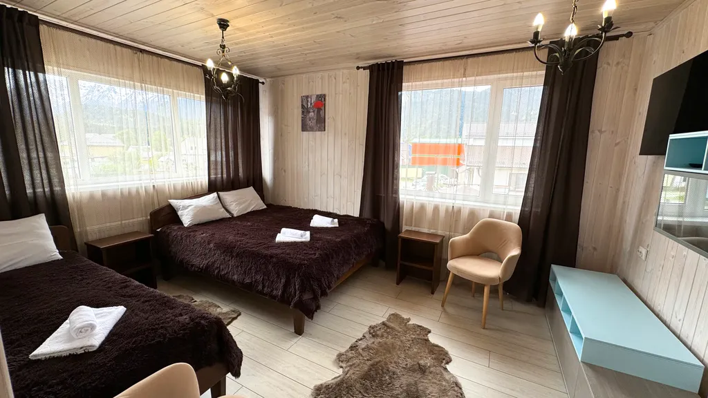 Квартира Квартира Уютный двухкомнатный номер — Архыз