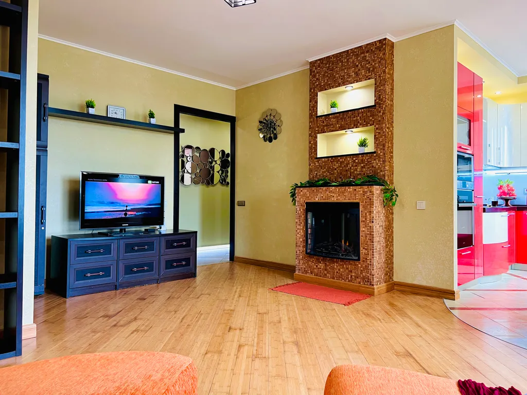 Дизайнерская квартира с кондиционером для 5 гостей