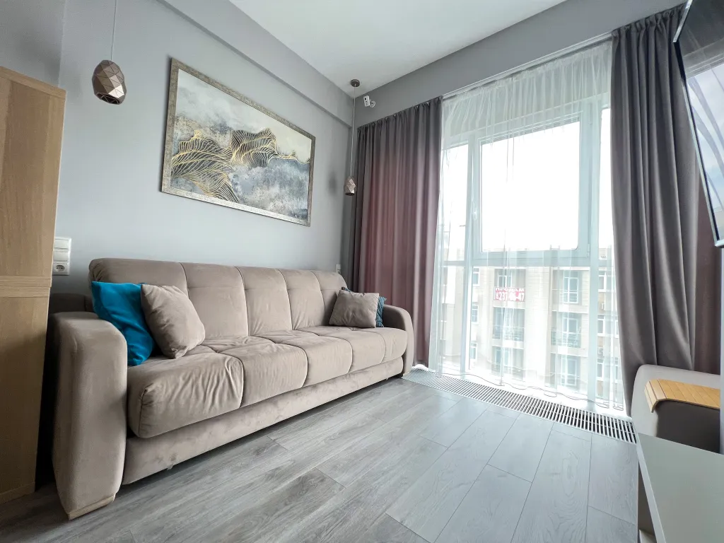 Очень уютная 2-комнатная квартира с видом на море