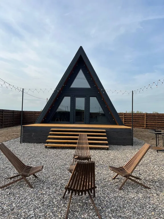 Коттедж Уютный домик для отдыха A-frame GOSTI — аренда посуточно в Витебск