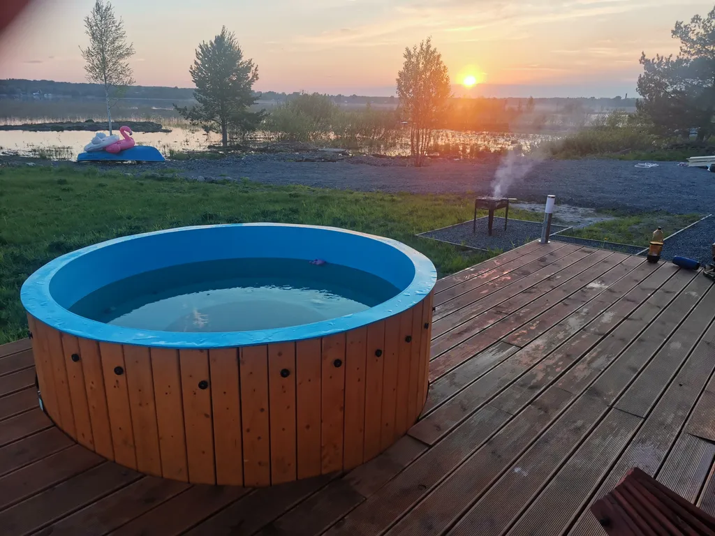 Уютный дом у реки с сауной и купелью