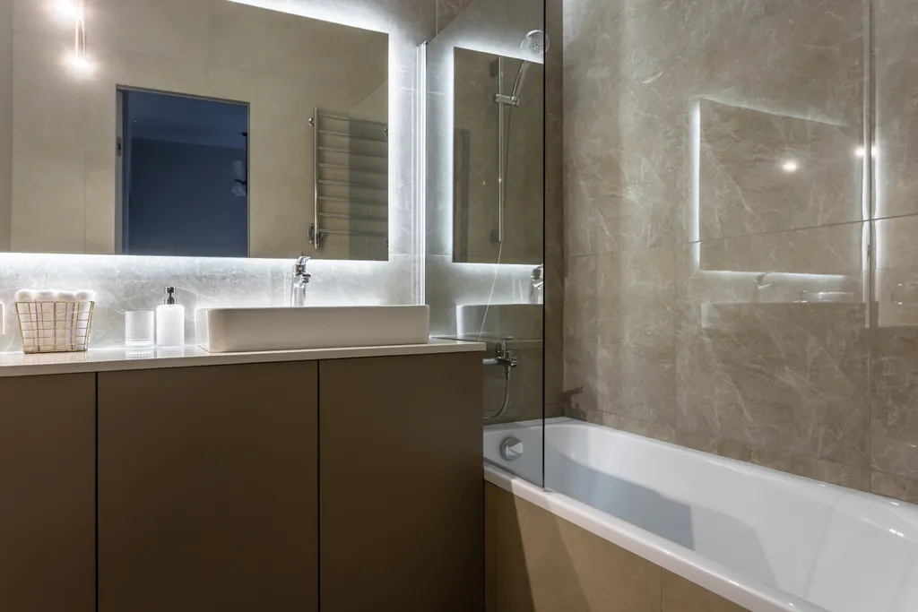 Квартира АПАРТАМЕНТЫ ДВУХКОМНАТНЫЕ 'БРАУН ФЛЭТПОРТ', для 4 гостей — Москва