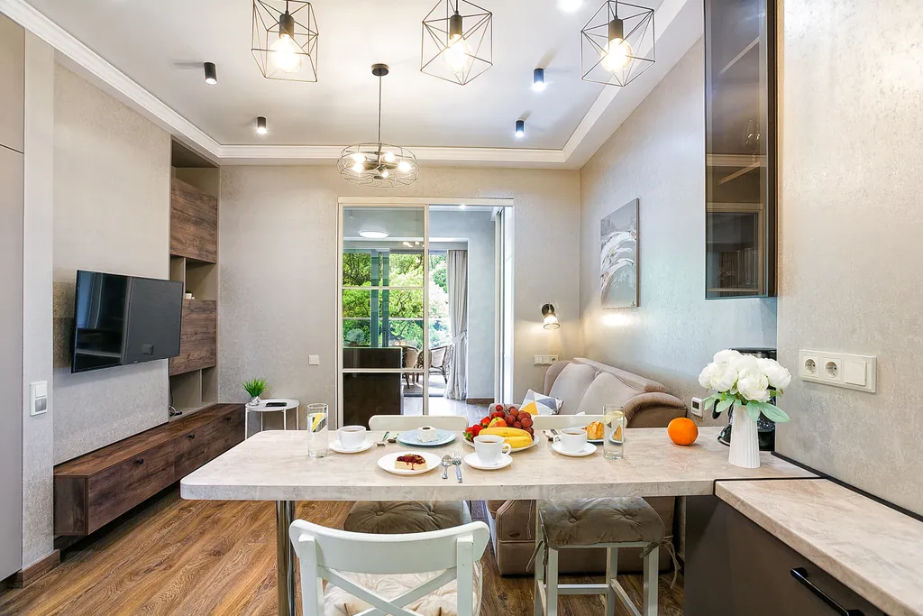 1-комнатная с видом на парк в приморском парке