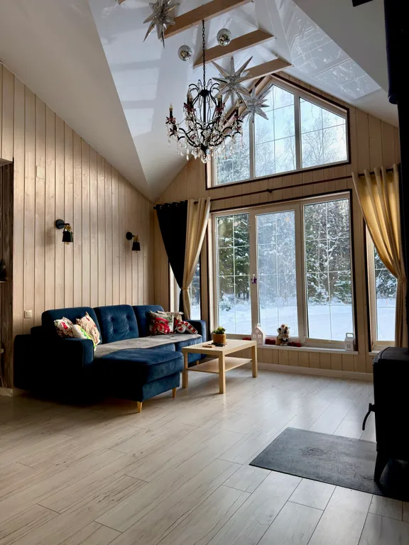 Загородный дом с сауной Hengikarelia, теплый, солнечный, как дома