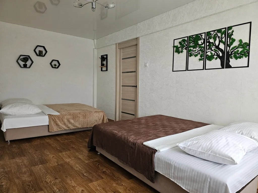 2-к для 6 гостей рядом с ЖД и автовокзалом