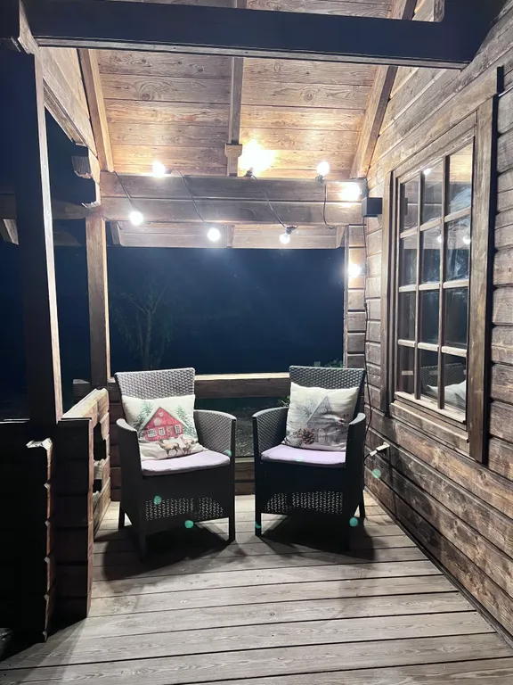 Домик с русской баней у моря