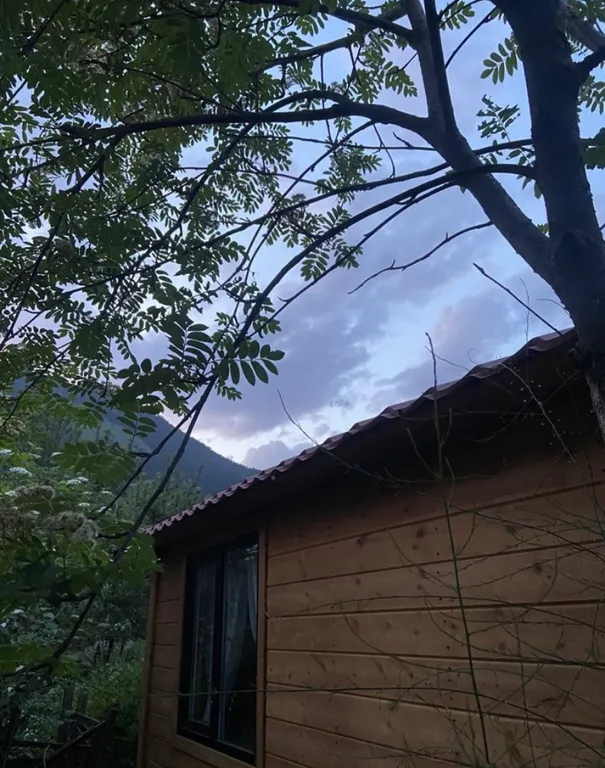 Домики у реки Теберда